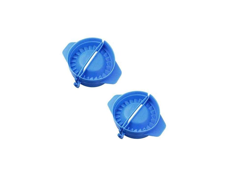 DiBha Plastic Gujiya Maker Mould/Mold/ Sancha for Festivals (Set of 2, Blue) - Image 5