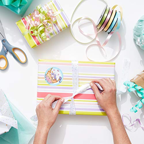 Optifit® Paper 1000 Pcs Unicorn Stickers for Kids - 1 Inch Self-Adhesive Labels for DIY Decoration - School, Birthday, Party, Book, Gift Bag Decorations - Image 3