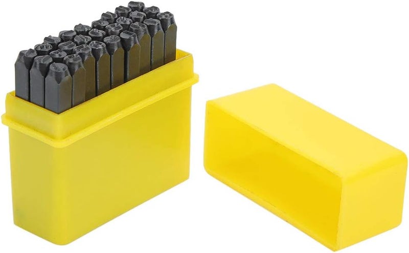 TOPINCN Punch Stamps Set, Heavy Duty 4mm Metal Letters - Image 1
