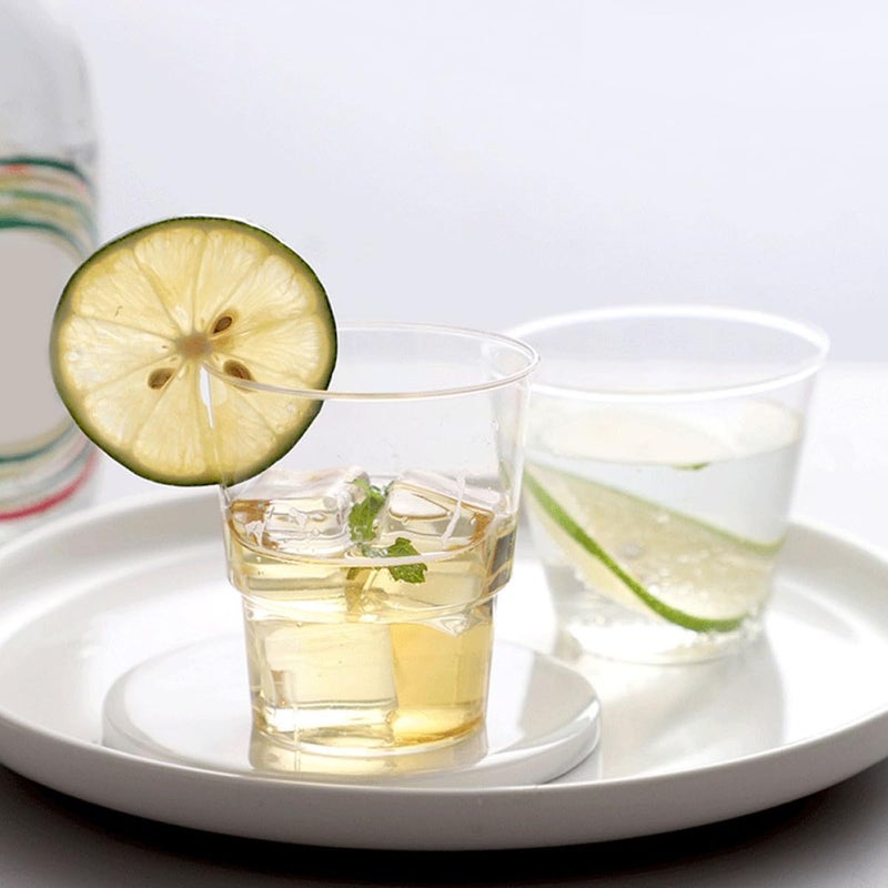 150ml Thickened Ps Disposable Plastic Cups 100pcs Multi-function Cold Drink Beverage Party Drinking Cups for Juice Milk Tea - Image 5