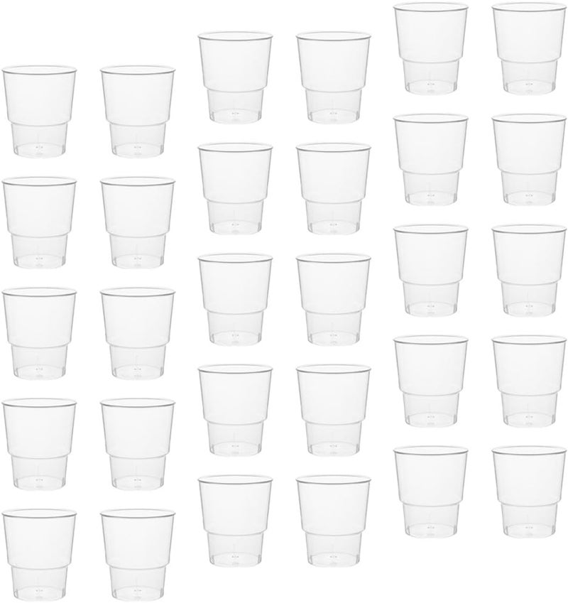 150ml Thickened Ps Disposable Plastic Cups 100pcs Multi-function Cold Drink Beverage Party Drinking Cups for Juice Milk Tea - Image 1