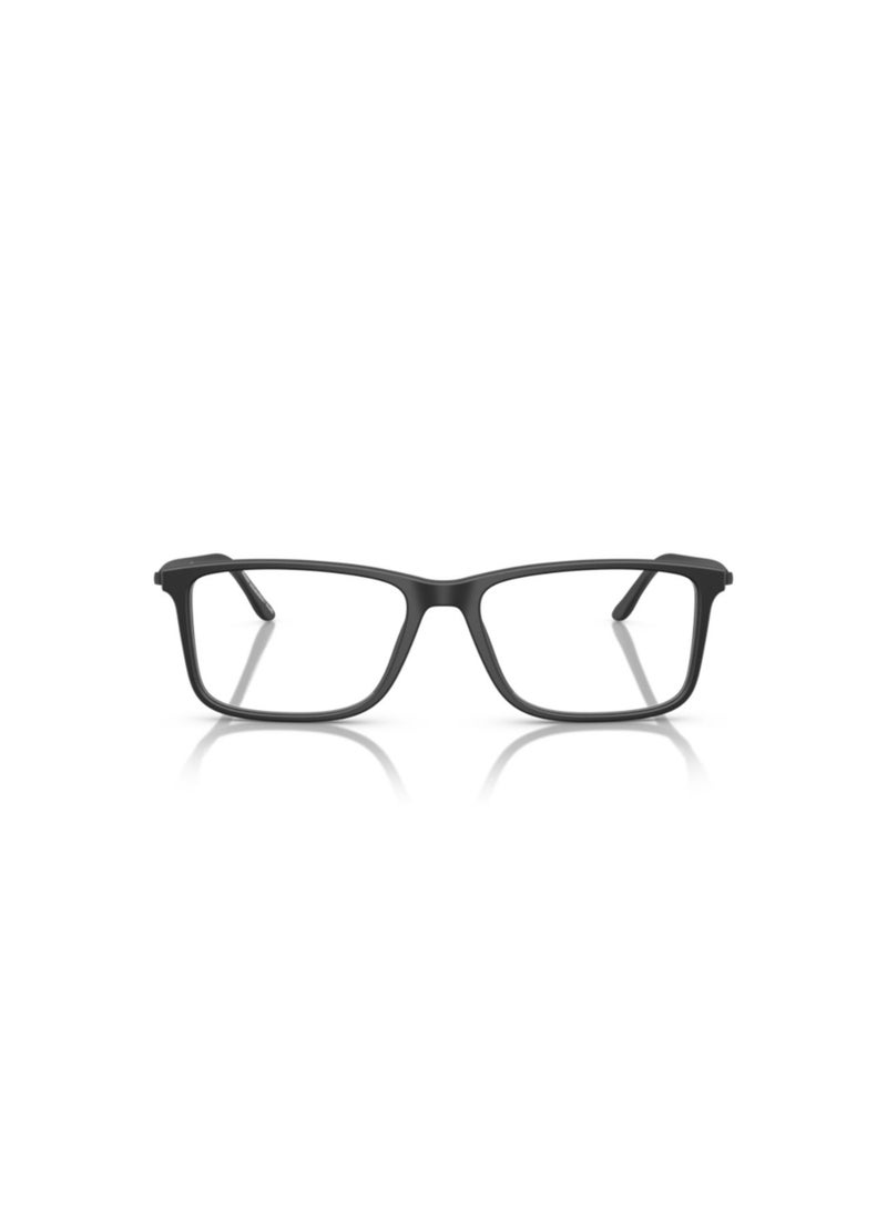 GIORGIO ARMANI Giorgio Armani Man Rectangular  Eyeglasses- Ar 7261 - Lense Size:54Mm - Matte Black - Image 4