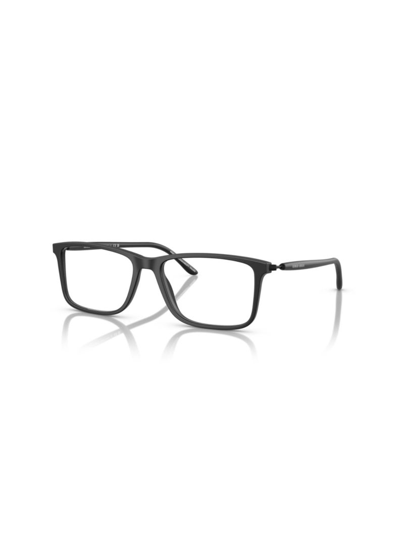 GIORGIO ARMANI Giorgio Armani Man Rectangular  Eyeglasses- Ar 7261 - Lense Size:54Mm - Matte Black - Image 1