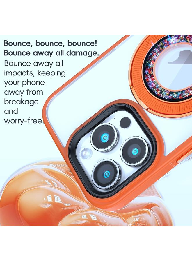 S-TOP Case For iPhone 14 Pro MagSafe Flip Holder Full Coverage TPU+PC Clear Phone Case - Image 3