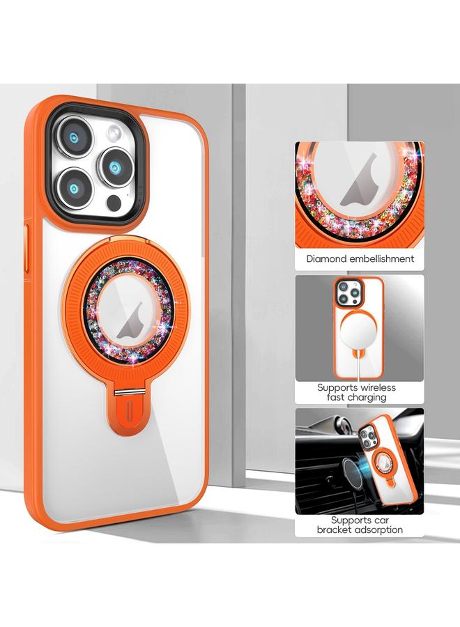 S-TOP Case For iPhone 14 Pro MagSafe Flip Holder Full Coverage TPU+PC Clear Phone Case - Image 2