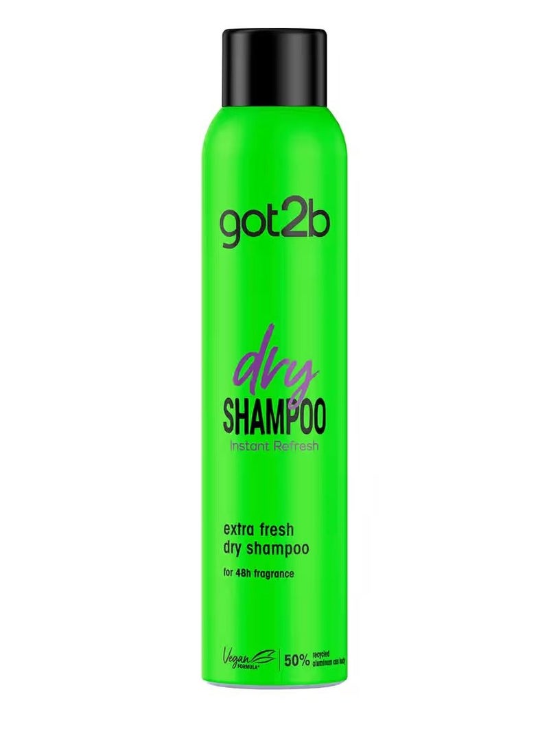 Schwarzkopf got2b Instant Refresh Extra Fresh Dry Shampoo 200ml - Image 1