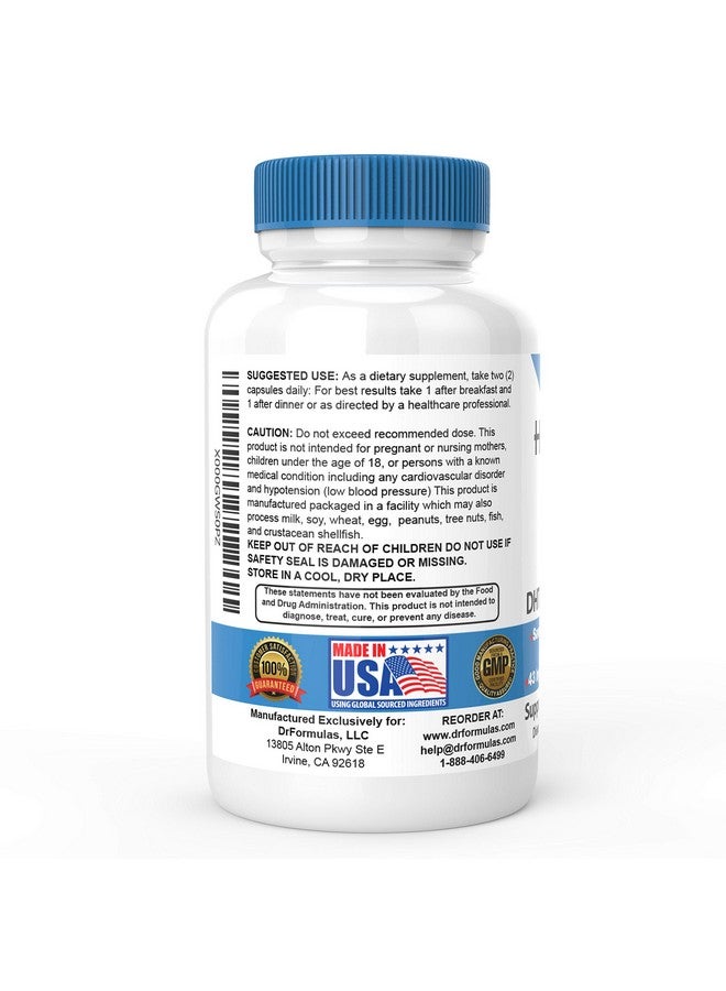 DrFormulas دكتور فورمولا DHT بلوكر للرجال والنساء | هير أوميغا مكملات نمو الشعر المتقدمة مع البيوتين 5000 ميكروغرام | فيتامينات تساقط الشعر، 45 يومًا من الإمدادات - Image 3