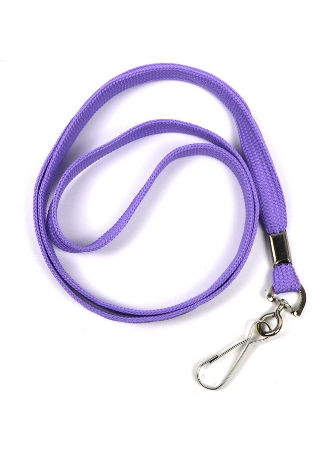 Beebel Lanyards 100 Pack Purple Lanyards With Swivel Hook Clips For Id Name Badge Holder (Purple, 100 Pack) - Image 4