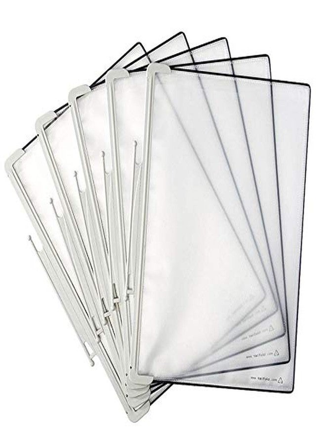 Tarifold DJOIS Desktop Reference and Display System, Steel Wire Frame, Letter-Size, 10 Double-Sided Pockets, 20-Sheet Capacity, Expandable, Made in France, Grey (TD271) - Image 3