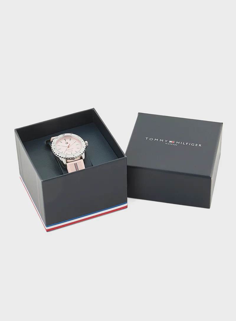 تومي هيلفيغر Casual Pu Strap Analog Watch