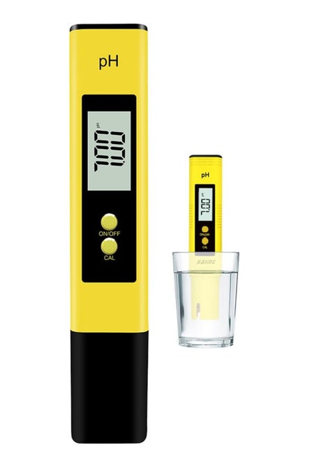 Portable PH Meters Pen, Digital PH Meter Digital PH Test Pen with 0-14 PH Measurement Range, for Household Drinking, Hydroponics, Pool and Aquarium