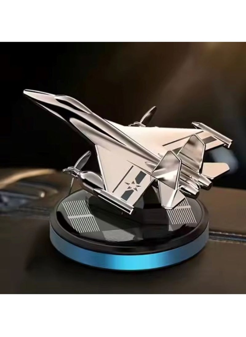 سيارة الهواء المعطر بالطاقة الشمسية السيارات تدوير سيارة العطور هليكوبتر الناشر الديكور - Image 1