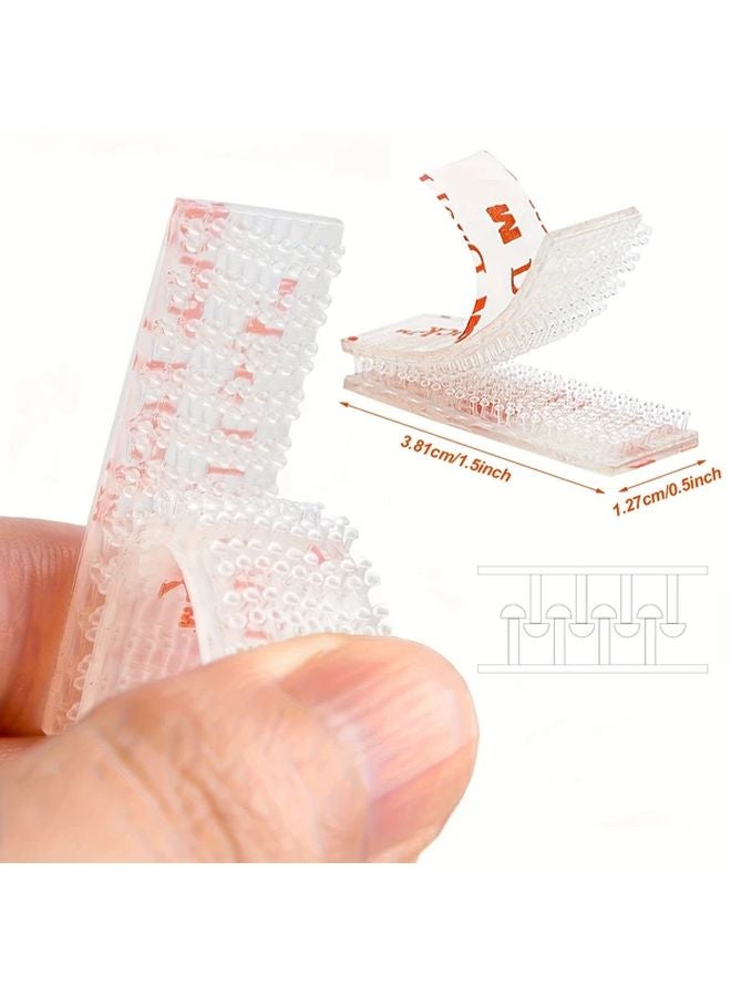 12 Packs Industrial Grade Double Locking Mushroom Hook Loop Adhesive Strong Fixing - Image 2