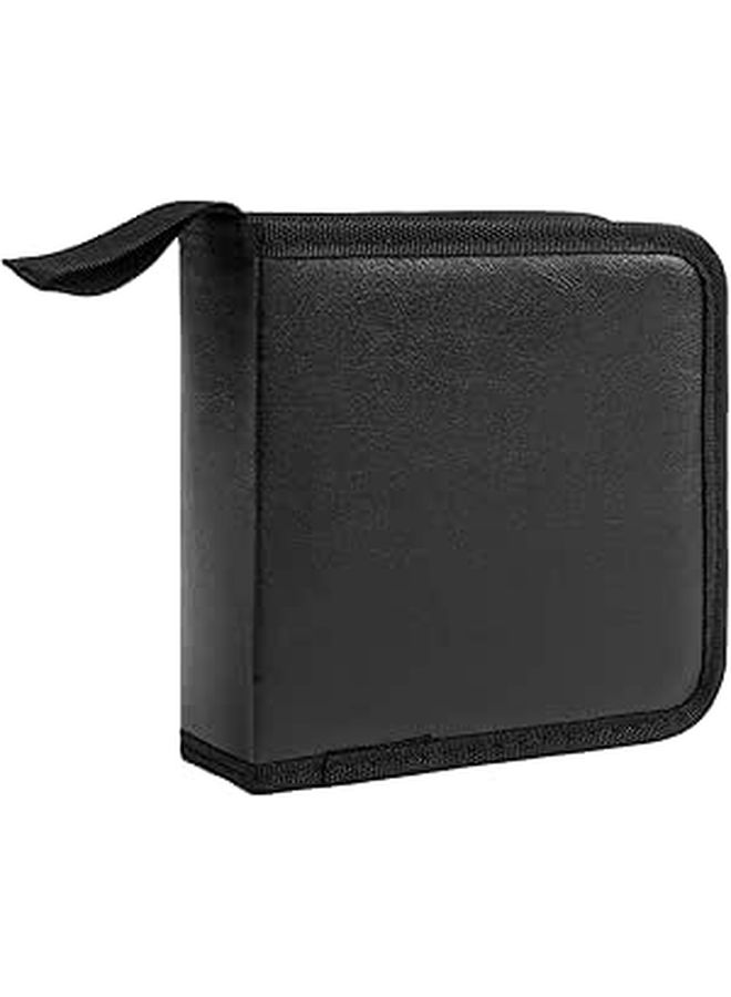 Heavy Duty PU Travel Case For 40 CDs With Anti Scratch Design Music Storage - Image 1