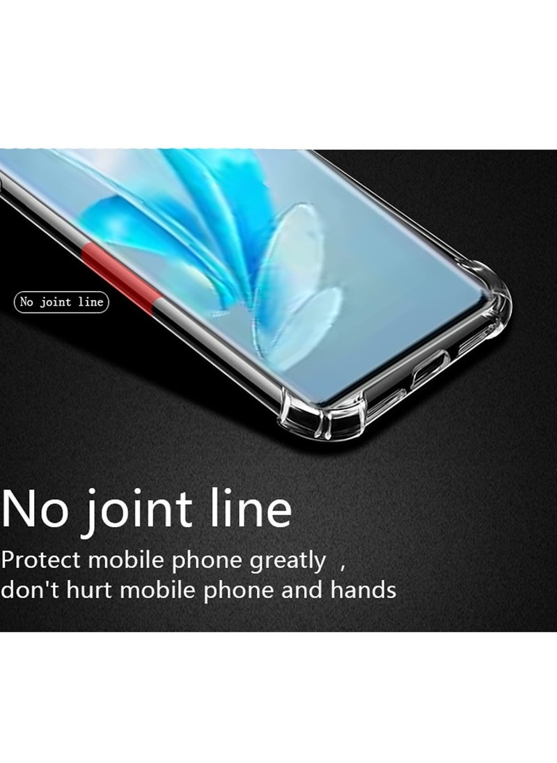 Techie - Vivo V29 / Vivo V29 Pro TPU Bumper Corner Case with Camera Lens Protection Transparent Protective Back Cover - Image 1