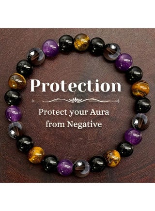 1pc/Protection Bracelet Boho Natural Tiger Eye Stone Beaded Bracelet for Men Women Jewelry Gift - pzsku/ZFA1F28EE1B777B984F8BZ/45/1752776237/ba57eac9-786b-462d-a6de-bac90a57d694