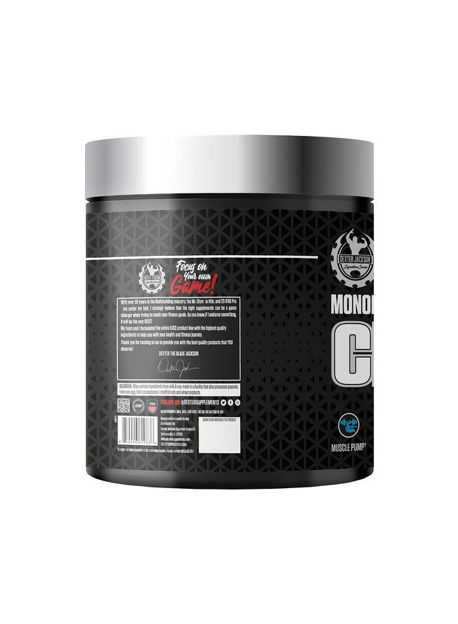 DEXTER JACKSON مسحوق كرياتين مونوهايدرات سلسلة ديكستر جاكسون السوداء - 300 جرام، 100 حصة | مجهرية لامتصاص معزز - Image 2