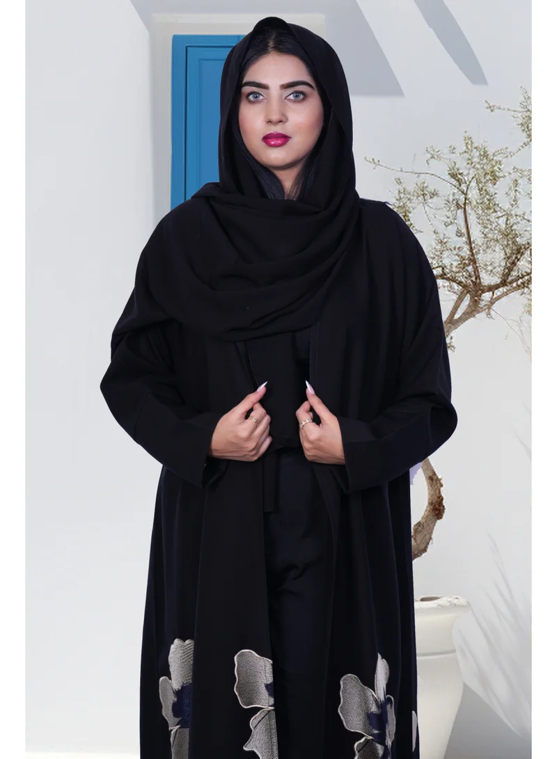 FASHION LINE Blossom Elegance Abaya Floral Embroidery