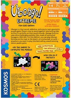 Thames & Kosmos Ubongo Extreme Funsize Edition A Kosmos Game From ; Geometric Puzzle Game For Kids & Families ; For Ages 7+ Portable Format ; Encourages Spacial Recognition  - Image 2