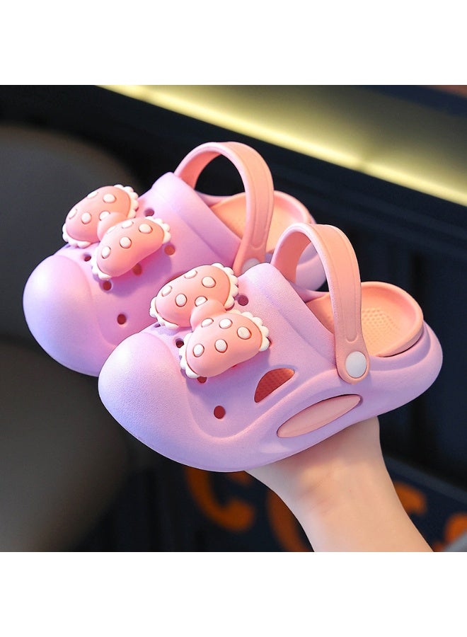 Girls' Princess Bow Cut-Out Shoes - New Summer Collection 2025