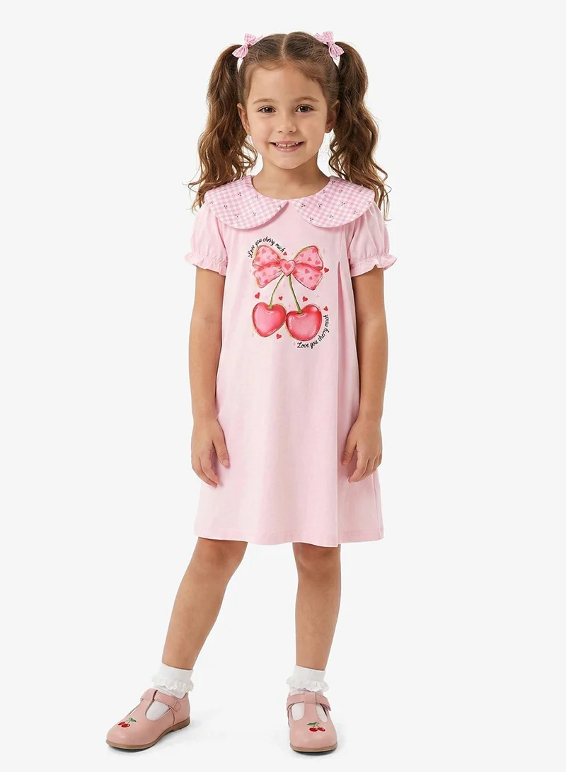 بنياتا فستان بياقة