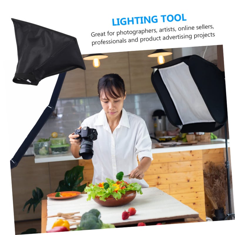 White 16 Inch Photography Light Diffuser for Portrait Product Studio Indoor Outdoor Use - Image 3