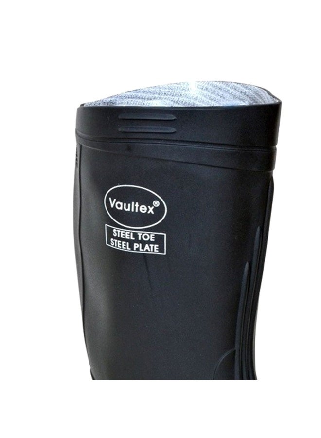 Vaultex DGM S5 PVC Steel Toe Rain Boots - Black/Grey, 43 - Image 3