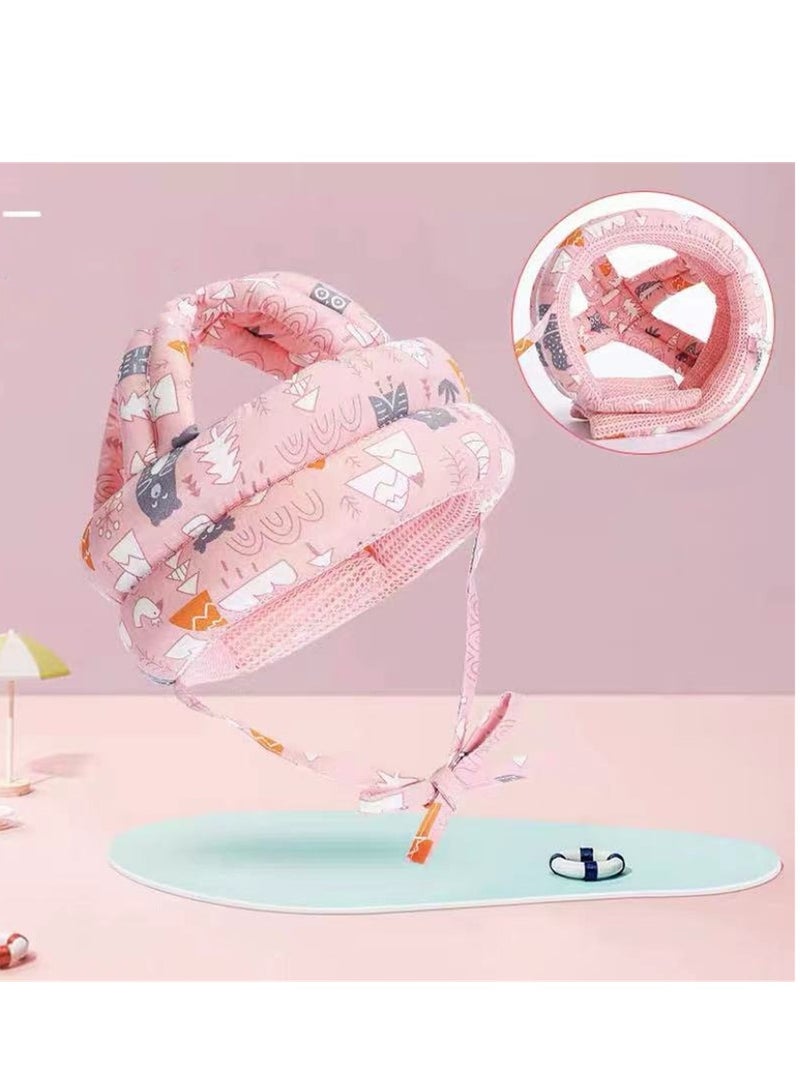 Children head pillow anti-fall head protection pad learning to walk thickened Baby toddler protective head hat  - Image 2