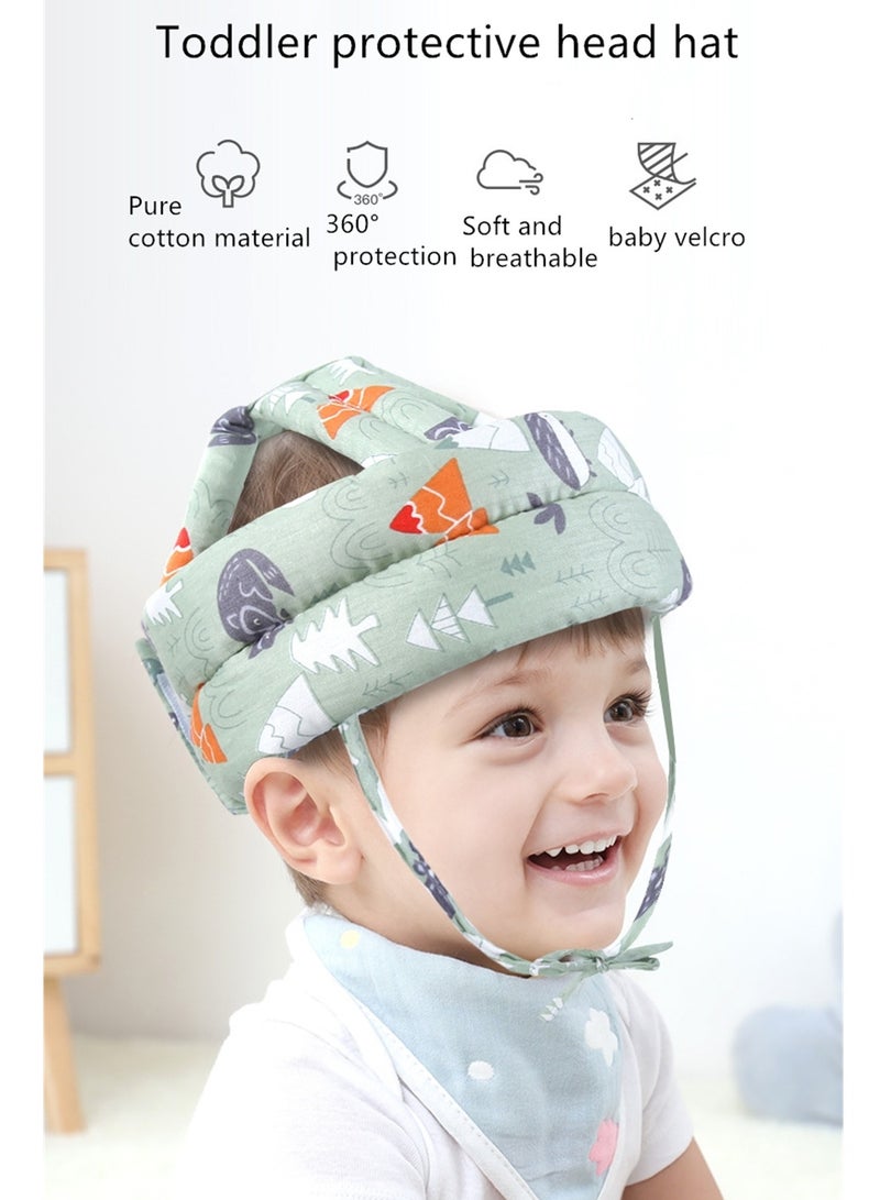 Children head pillow anti-fall head protection pad learning to walk thickened Baby toddler protective head hat  - Image 5