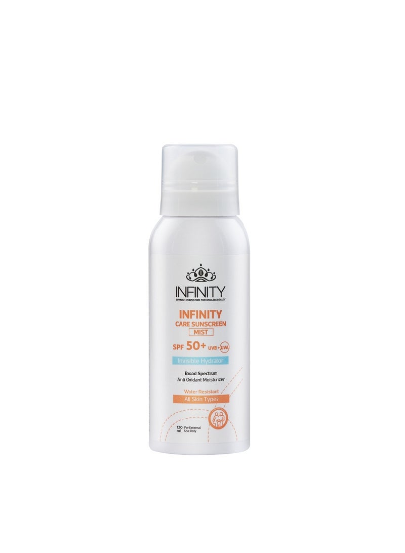 Infinity Sunscreen Mist 120 Ml + Infinity Hydro Boost gel SPF 50+ ANTI-SHINE + Infinity Lotion SPF 50+ 60 Ml 00 - Image 2