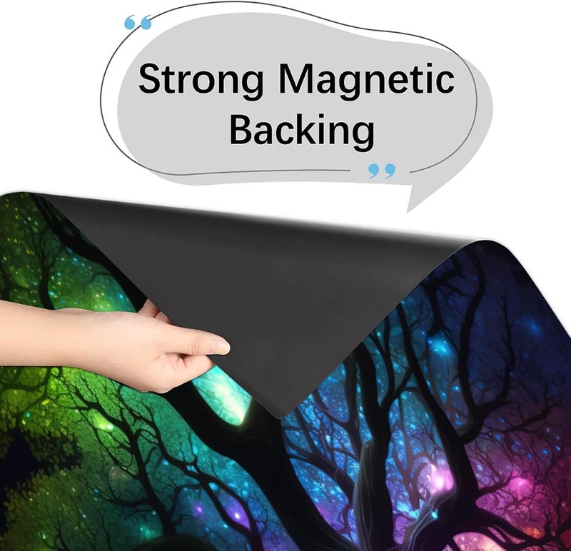cfpolar Dishwasher Magnet Cover Tree of Life Butterfly Dishwasher Magnets Decorative Cover Reusable Magnetic Sticker Panel Decal Refrigerator Kitchen Appliance Decor Front Dishwashers Covers 23" x 26" - Image 4