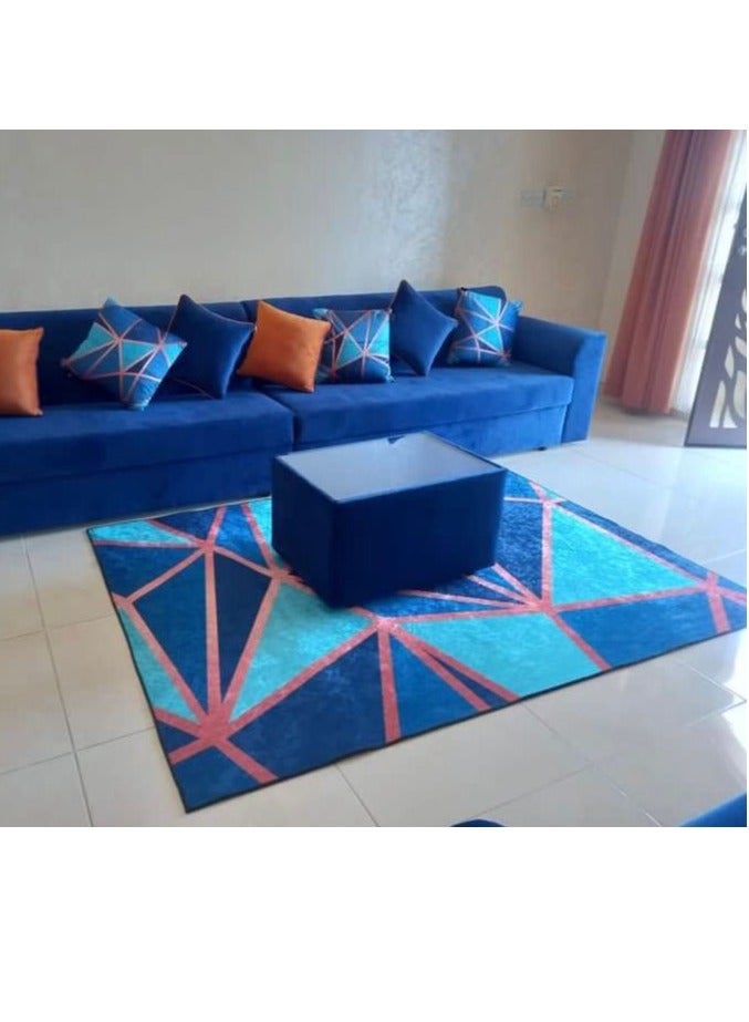 RIZARIES Teal Metallic Centerpiece (Rug) - Image 5