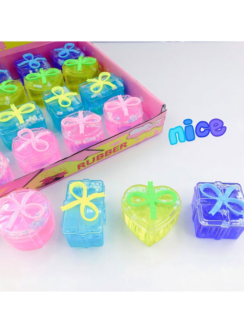 Mumfactory slime party favors for kids - return gifts for birthday party kids galaxy slime cup party favors 20pcs gift model - Image 1