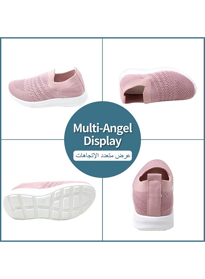 دي. دي.ستار  أحذية رياضية للأطفال قابلة للتنفس وسهلة الارتداء، أحذية رياضية خفيفة الوزن للجري للأولاد والبنات، (اختر مقاسًا أكبر - Image 2