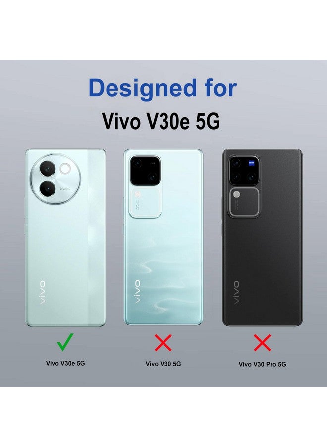 ZAPCASE غطاء خلفي Zapcase لهاتف Vivo V30e 5G | متوافق مع غطاء خلفي Vivo V30e 5G | غطاء مع حماية الكاميرا | (TPU + PC | أسود شفاف) - Image 2