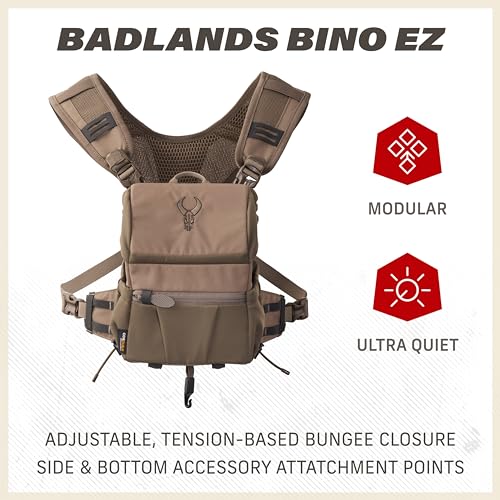 Badlands Bino EZ - Modular Binocular Harness System for Optimal Performance and Durability, Mud, Medium - Image 2