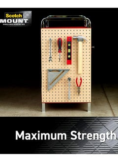سكوتش شريط تثبيت مزدوج الجوانب 3M Scotch-Mount™ Extreme 414H - عالي التحمل، 1 بوصة × 60 بوصة (2.5 سم × 1.52 متر)، شريط إسفنجي أكريليك أسود - يحمل 30 رطلاً/13.6 كجم - داخلي/خارجي، مقاوم للطقس، لا حاجة لأي أدوات  - Image 3