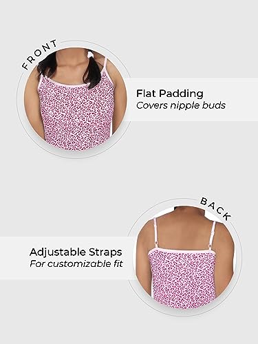 DChica Padded Camisole Bra for Women, Sleeveless Undershirts Cami Vest with Adjustable Straps Cotton Camisole Tank Top/Innerwear for Women (Pack of 1) Solid Colors - Image 4