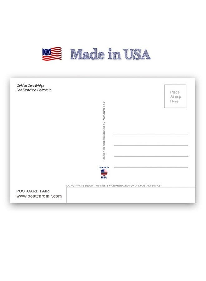 بوست كارد فير مجموعة بطاقات بريدية من كاليفورنيا مكونة من 20 بطاقة بريدية. مجموعة متنوعة من بطاقات كاليفورنيا البريدية تحتوي على 20 بطاقة بريدية مختلفة. صُنعت في الولايات المتحدة الأمريكية. - Image 2