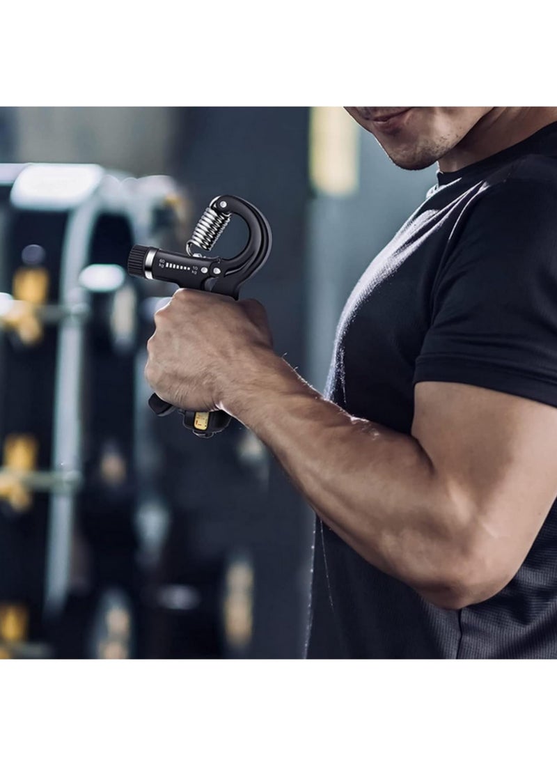 5pcs Set Hand Gripper Gym Fitness Hand Grip Ball Kit Power Finger Forearm Wrist Exerciser Strength Trainer for Muscle Recovery Workout Home Office Exercise Equipment - Image 5