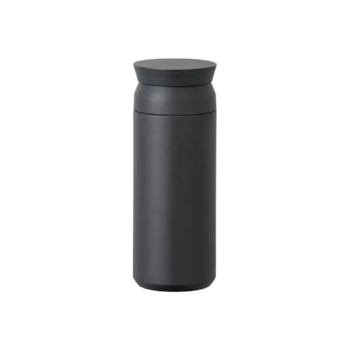 KINTO 20946 Travel Tumbler, 16.9 fl oz (500 ml), Black, Double Wall Vacuum Construction, Heat and Cold Retention - Image 1
