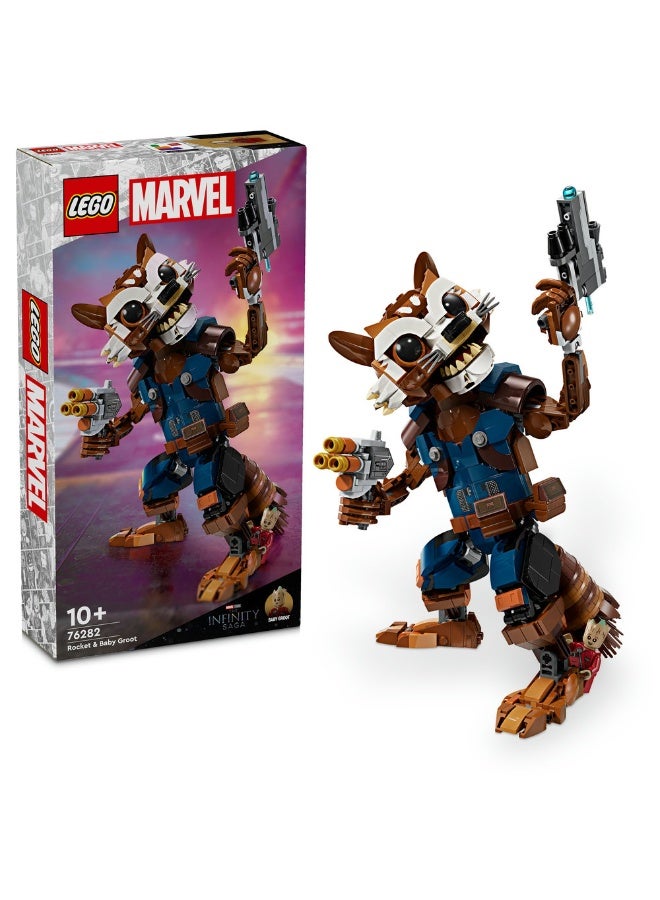 LEGO Marvel Super Heroes Rocket & Baby Groot 76282 (566) Pieces - Image 1