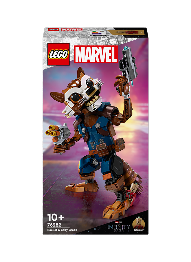 LEGO Super Heroes Rocket & Baby Groot 76282 (566) Pieces  - Image 2