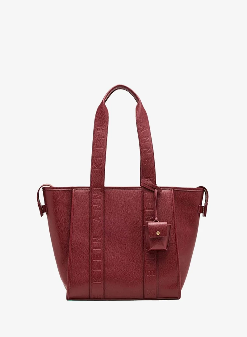 ANNE KLEIN Anne Klein Textured Zippered Tote Bag