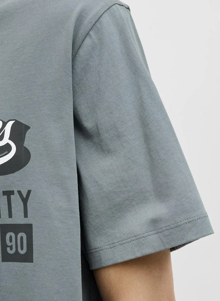 JACK & JONES Graphic Crew Neck Regular Fit T-Shirt