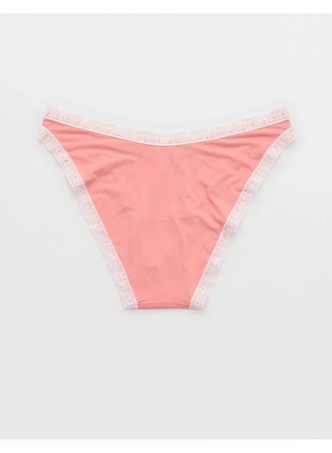 Aerie Smoothez Microfiber Lace Bikini Underwear