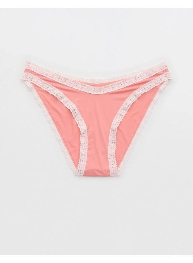 Aerie Smoothez Microfiber Lace Bikini Underwear