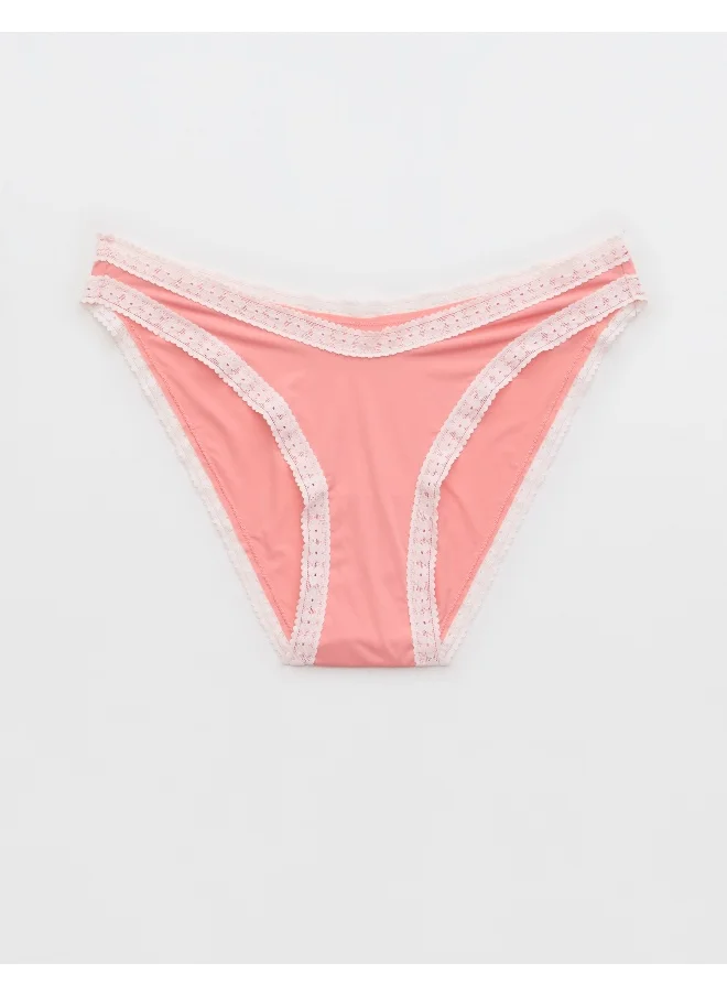 Aerie Smoothez Microfiber Lace Bikini Underwear