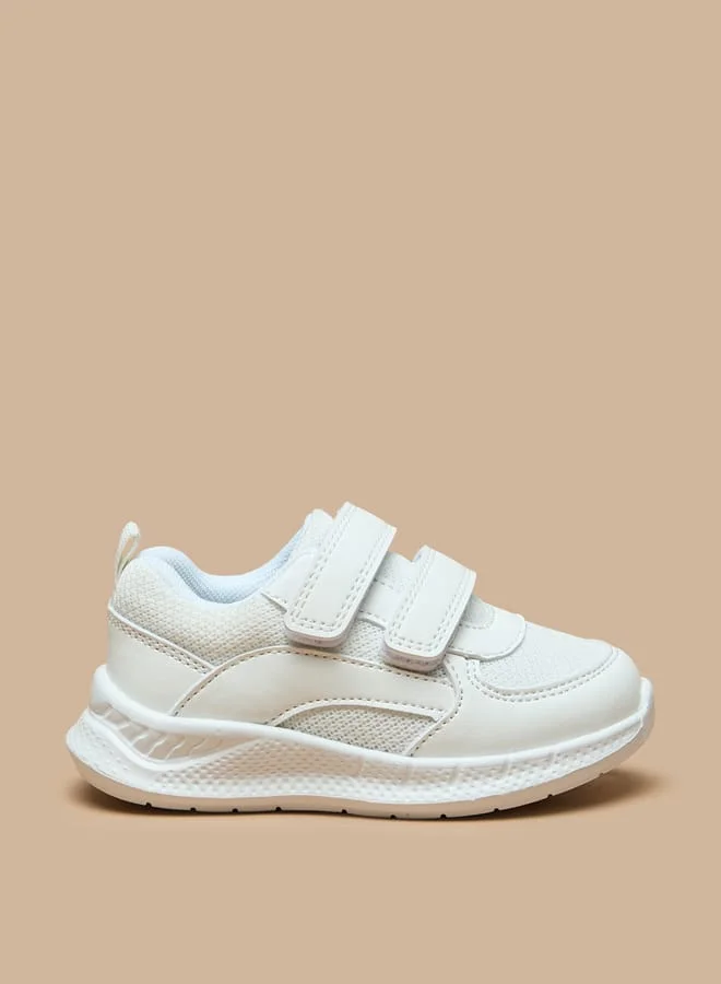 Barefeet Mesh Detailed Sneakers with Hook and Loop Closure