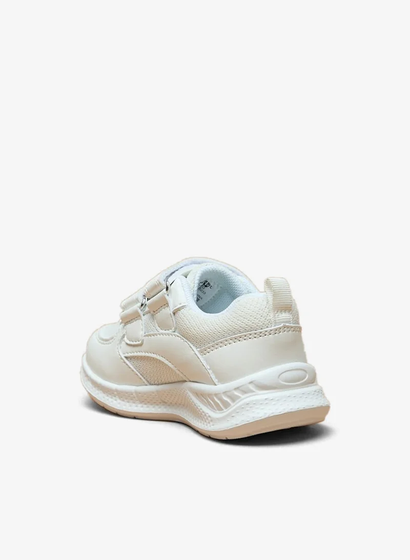 Barefeet Mesh Detailed Sneakers with Hook and Loop Closure